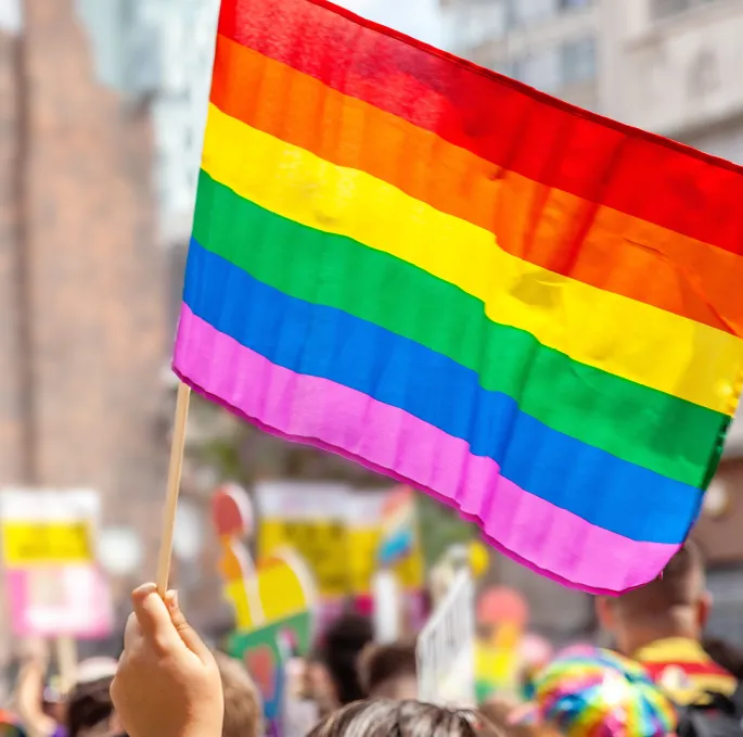 A pride flag